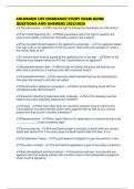 COLORADO LIFE INSURANCE STUDY EXAM GUIDE QUESTIONS AND ANSWERS 2025&sol;2026