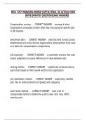 WGU C202 MANAGING HUMAN CAPITAL FINAL OA ACTUAL EXAM WITH UPDATED QUESTIONS AND ANSWERS