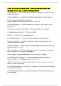 CWB WELDING INSPECTOR COMPREHENSIVE EXAMS QUESTIONS AND ANSWERS 2025&sol;2026
