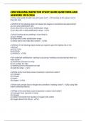 CWB WELDING INSPECTOR STUDY GUIDE QUESTIONS AND ANSWERS 2025&sol;2026