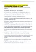 CWB WELDING INSPECTOR EVALUATION EXAMS QUESTIONS AND ANSWERS 2025&sol;2026