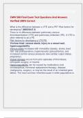 CMN 568 Final Exam Test Questions And Answers  Verified 100&percnt; Correct 