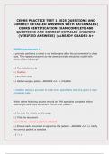 CEHRS PRACTICE TEST 1 2025 QUESTIONS AND  CORRECT DETAILED ANSWERS WITH RATIONALES&vert;  CEHRS CERTIFICATION EXAM COMPLETE 480  QUESTIONS AND CORRECT DETAILED ANSWERS  &lpar;VERIFIED ANSWERS&rpar; &vert;ALREADY GRADED A&plus;