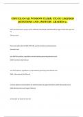 USPS EXAM 421 WINDOW CLERK  EXAM 1 2025&sol;2026 QUESTIONS AND ANSWERS  GRADED A&plus;