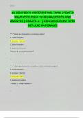 NR 503 WEEK 4 MIDTERM FINAL EXAM UPDATED EXAM WITH MOST TESTED QUESTIONS AND ANSWERS &vert; GRADED A&plus; &vert; ASSURED SUCCESS WITH DETAILED RATIONALES