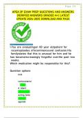 APEA 3P EXAM PREP QUESTIONS AND ANSWERS &lpar;VERIFIED ANSWERS GRADED A&plus;&rpar; LATEST UPDATE 2024-2025 DOWNLOAD AND PASS