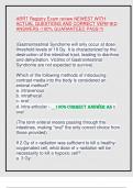 ARRT Registry Exam review NEWEST WITH  ACTUAL QUESTIONS AND CORRECT VERIFIED  ANSWERS &lpar;100&percnt; GUARANTEED PASS&excl;&excl;&excl;&rpar; 