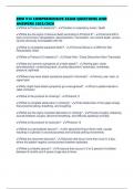 EMD V14 COMPREHENSIVE EXAM QUESTIONS AND ANSWERS 2025&sol;2026