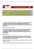 LEADERSHIP ATI RN PROCTORED EXAM 2025 Update COMPREHENSIVE FREQUENTLY TESTED QUESTIONS and verified answers WITH RATIO- NALES&vert;100&percnt; accurate answers&vert;already graded A&plus;