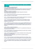 EMD V14 EVALUATION EXAM QUESTIONS AND ANSWERS 2025&sol;2026