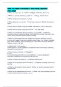 EMD V14 TEST PAPER QUESTIONS AND ANSWERS 2025&sol;2026