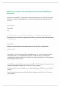 California Law and ethics exam with 100&percnt; Correct Answers &vert; Verified &vert;Latest version 2025