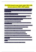 PA EFDA board exam study guide 2024 with correct answers 100&percnt; 2025 update