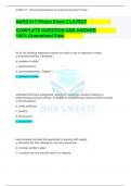  NURS 617 Pharm Exam 2 LATEST   COMPLETE QUESTION AND ANSWER   