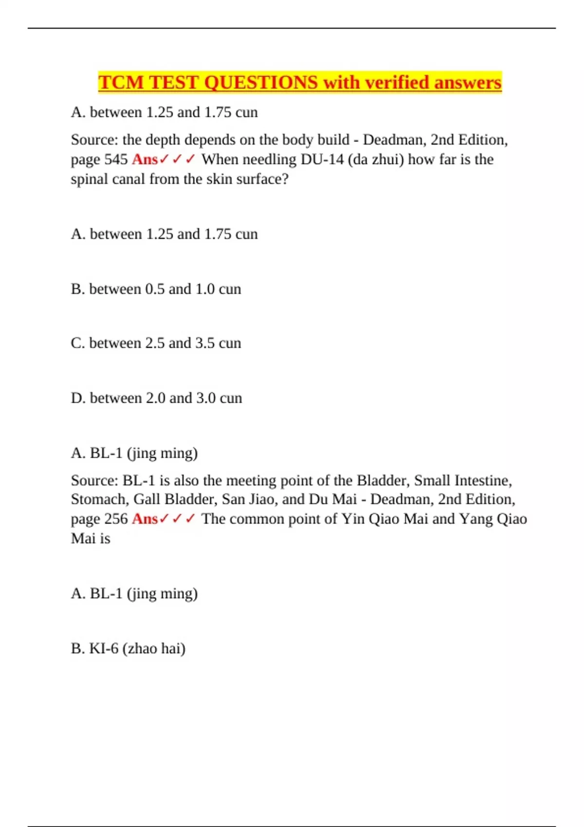 NCCAOM TCM Board Preparation – Complete Practice Question Bank with ...