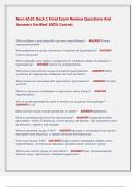Nurs 6531 Deck 1 Final Exam Review Questions And  Answers Verified 100&percnt; Correct