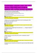 Combination vehicles exam new latest version 2024-2025 best studying material with verified answers graded A 