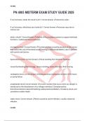 PN 4003 MIDTERM EXAM STUDY GUIDE 2025
