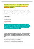 NR566 FINAL EXAM&vert;NR 566 ADVANCED PHARMACOLOGY FOR CARE OF THE FAMILY FINAL EXAM&vert;170Qs&As WITH RATIONALES&vert;GRADED A&plus;