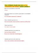 TEXAS VETERINARY BOARD EXAM 2025&vert;ACTUAL 100QUESTIONS AND ANSWERS&vert;ALREADY GRADED A&plus;