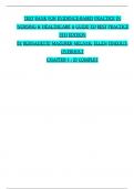 Test Bank For Evidence-Based Practice in Nursing & Healthcare&comma; 5th Edition questions & answers with rationale&rpar; test bank latest update 100&percnt; veri&filig;ed answers&vert; graded a  Chapters 1 - 23 Complete - PDF