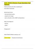 EOC PANCE Review Exam Questions And Answers&period;docx