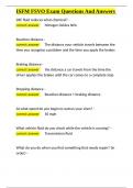 ISFM FSVO Exam Questions And Answers&period;docx
