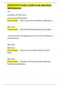 ISFM FSVO Study Guide Exam Questions And Answers&period;docx