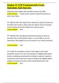 Region IX SOP Fundamentals Exam Questions And Answers&period;docx