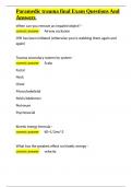 Paramedic trauma final Exam Questions And Answers&period;docx