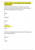 AEMT Chapter 13 for Brady Exam Questions And Answers&period;docx