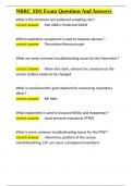 NBRC SDS Exam Questions And Answers&period;docx
