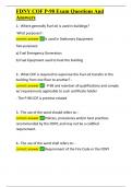 FDNY COF P-98 Exam Questions And Answers&period;docx