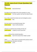 TLSAE course level 2 Exam Questions And Answers&period;docx