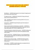 BKAT 9R EXAM QUESTIONS AND CORRECT ANSWERS RECENTLY UPDATED