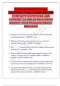 PYTHON CHAPTER 6 ALL COMBINED FINAL EXAMS REVIEW COMPLETE QUESTIONS AND CORRECT DETAILED SOLUTIONS NEWEST 2025 BRAND&vert;&vert;ALREADY GRADED&excl;&excl;&excl;