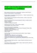 PTAP 1320 EXAM QUESTIONS AND ANSWERS ALL CORRECT 