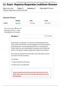 BIO 151 Lab 1 Exam &vert;  Score 40&sol;40 &vert; Portage Learning
