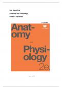 Test Bank For Anatomy and Physiology&comma; 2nd Edition&comma; by OpenStax All Chapters 1-27
