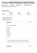BIO 151 Lab 3 Exam &vert; Score 40&sol;40 &vert; Portage Learning