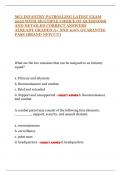 MCI INFANTRY PATROLLING LATEST EXAM 2025 WITH MULTIPLE CHOICE OF QUESTIONS AND DETAILED CORRECT ANSWERS ALREADY GRADED A&plus; AND 100&percnt; GUARANTEE PASS &lpar;BRAND NEW&excl;&excl;&excl;&excl;&excl;&rpar;