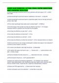 LASER HAIR REMOVAL ACTUAL FINAL PAPER QUESTIONS AND ANSWERS 2025&sol;2026