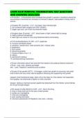 LASER HAIR REMOVAL EXAMINATION TEST QUESTIONS AND ANSWERS 2025&sol;2026