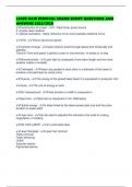 LASER HAIR REMOVAL EXAMS SCRIPT QUESTIONS AND ANSWERS 2025&sol;2026
