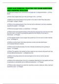 LASER HAIR REMOVAL PRACTICE TEST EXAM QUESTIONS AND ANSWERS 2025&sol;2026
