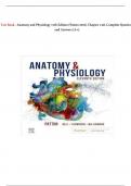 Test Bank - Anatomy and Physiology 11th Edition &lpar;Patton 2023&rpar; Chapter 1-48&comma; Complete Questions and Answers &lpar;A&plus;&rpar;&period;