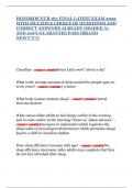 HONDROS NUR 163 FINAL LATEST EXAM 2025 WITH MULTIPLE CHOICE OF QUESTIONS AND CORRECT ANSWERS ALREADY GRADED A&plus; AND 100&percnt; GUARANTEE PASS &lpar;BRAND NEW&excl;&excl;&excl;&excl;&excl;&excl;&excl;&rpar;