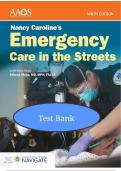 Test Bank for Nancy Caroline's Emergency Care in the Streets 9th Edition&comma; Chapter 1-53 &vert; All Chapters&period;