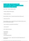 NURS 306&colon; Menstruation and Conception &lpar;Week 1&rpar; Midterm Exam Questions Fully Solved&period;