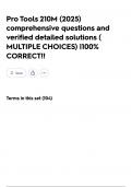 Pro Tools 210M &lpar;2025&rpar; comprehensive questions and verified detailed solutions &lpar; MULTIPLE CHOICES&rpar; &vert;100&percnt; CORRECT&excl;&excl;